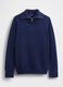 Men's Blue Cotton Blend Jumper_4