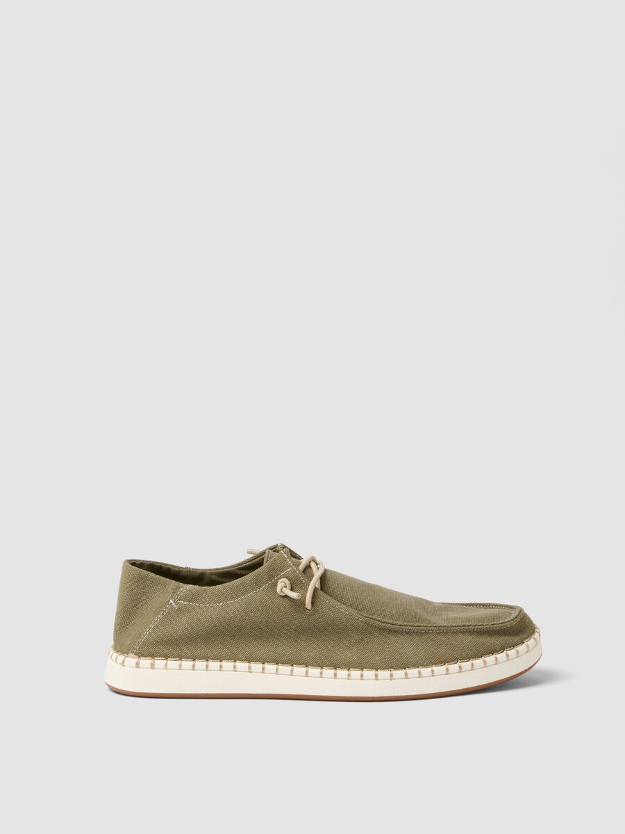 Green casual shoes_0