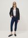 Blue skinny jeans in stretch cotton and viscose_0