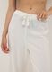 White pure viscose long trousers_3