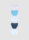 Pack of five multicolour organic cotton briefs_0