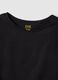 Black pure cotton regular fit tank top_5