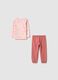 Multicoloured pure cotton regular fit pyjamas for baby girls with unicorns_0
