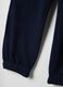 Blue pure cotton regular fit trousers for kids_3