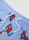 Boxer mare azzurro con stampa Spidey_3