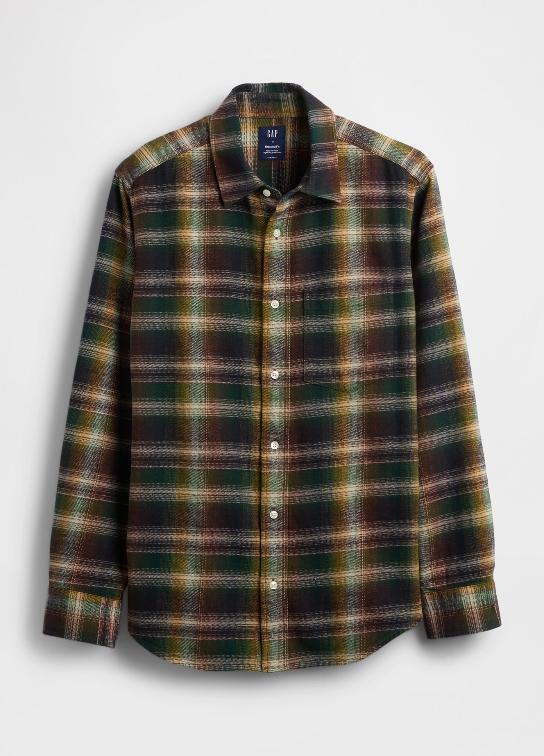 Multicolour Long-Sleeve Cotton Shirt