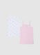 Multipack colourful pure cotton vests for girls, regular fit_0