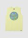 Men&rsquo;s yellow regular-fit vest top in 100% cotton with print_4