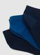 Multipack of short multicolour cotton blend socks for children_2