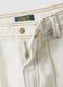 Girls' regular fit pure white cotton shorts_2