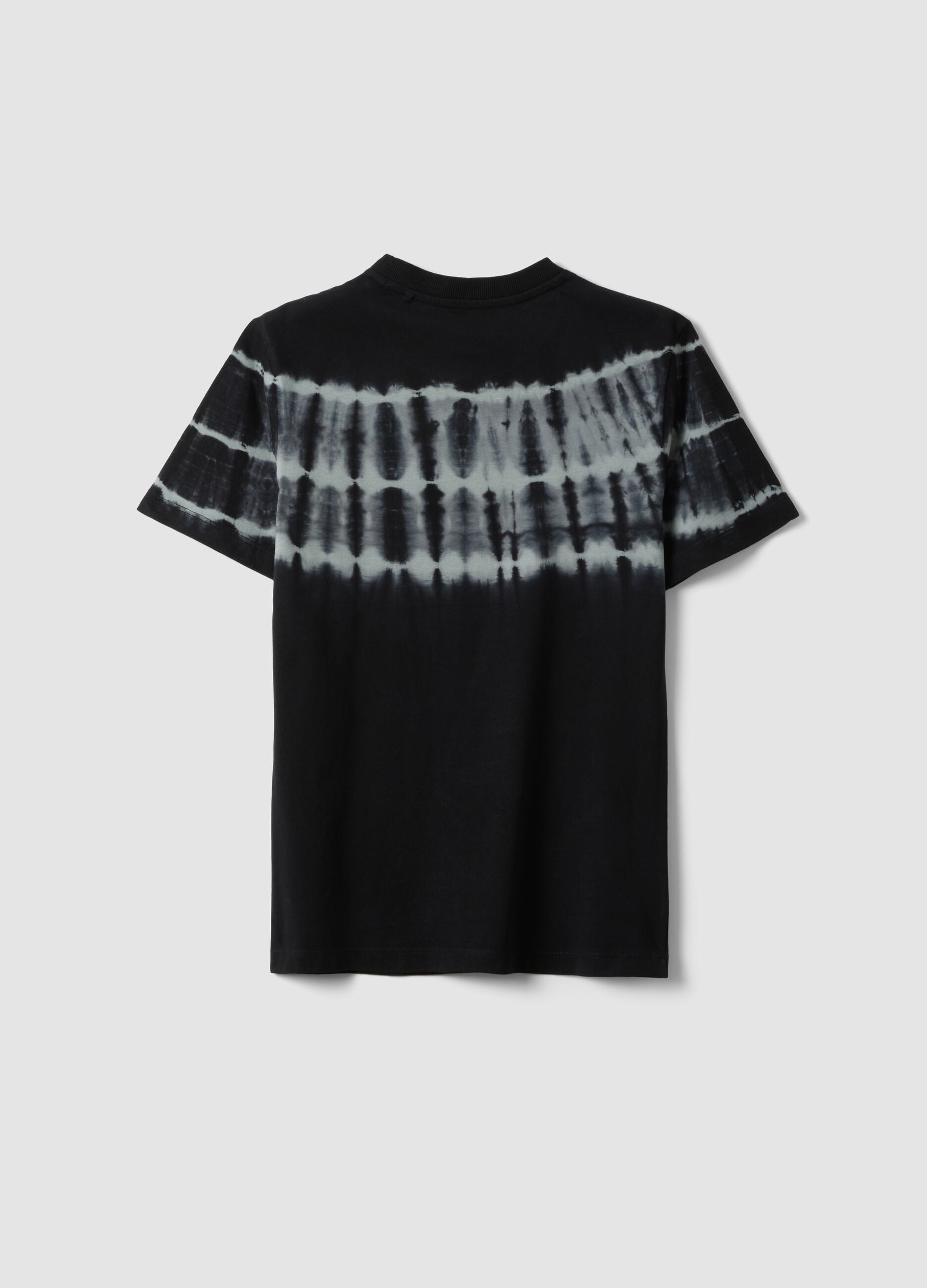 Black short-sleeve pure cotton T-shirt