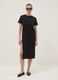 Black maxi dress in stretch cotton_0