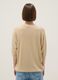 Beige modal blend regular fit jumper with shimmering design_3