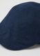 Flat cap in mixed Lyocell, viscose, and blue linen_2