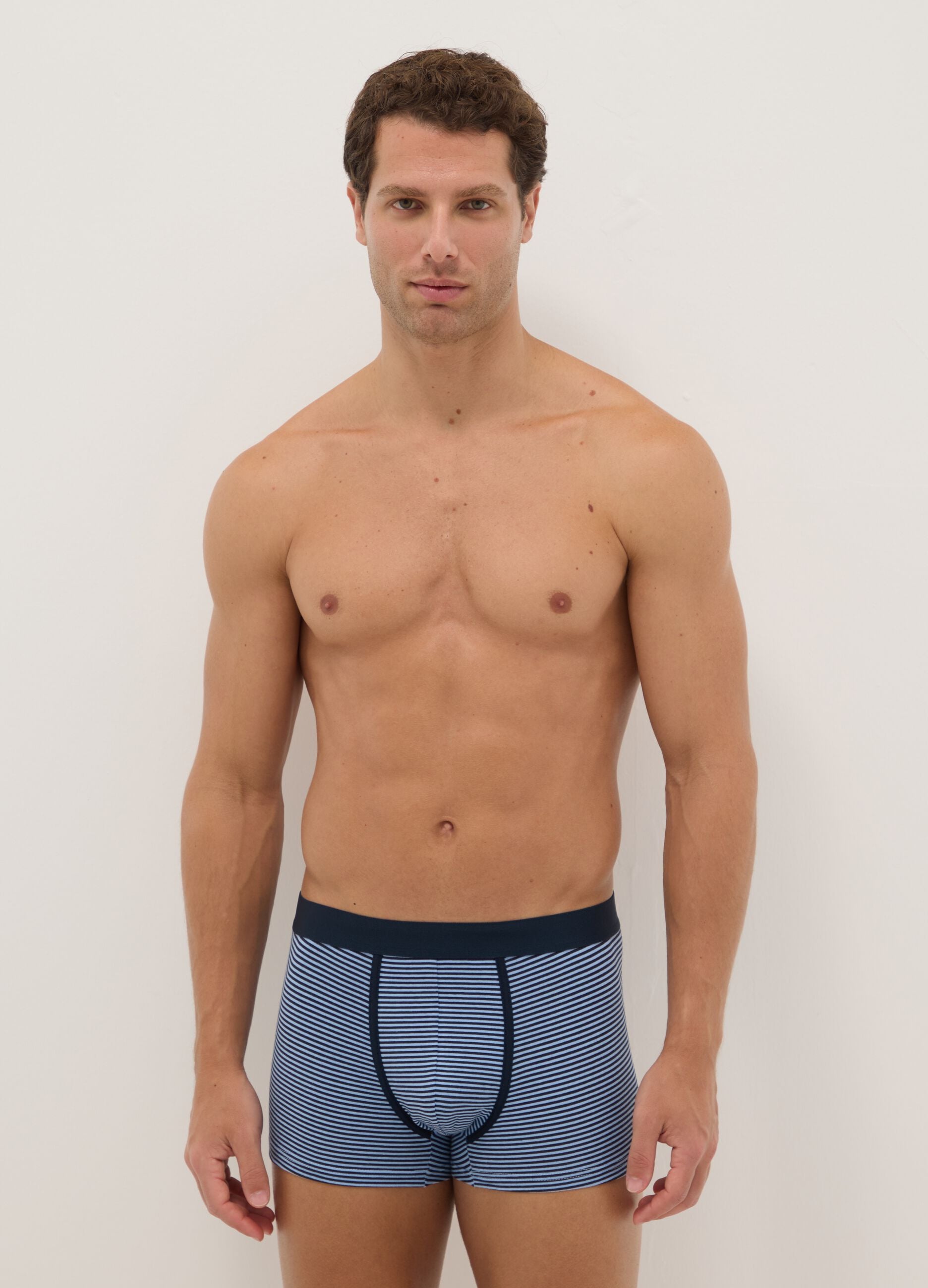 Multipack of multicolour stretch cotton regular fit boxers