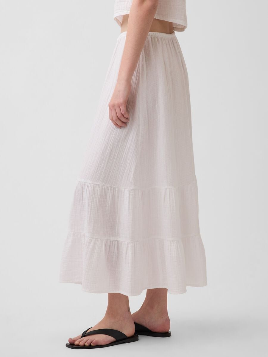 Long skirt in pure cotton_3