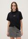 Black pure cotton regular fit t-shirt with print_2
