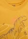 Yellow regular fit pure cotton boys' vest with print_3