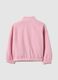 Girls' Pink Pure Cotton Sweatshirt Regular Fit_1
