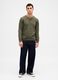 Green Long Sleeve Cotton T-shirt_2