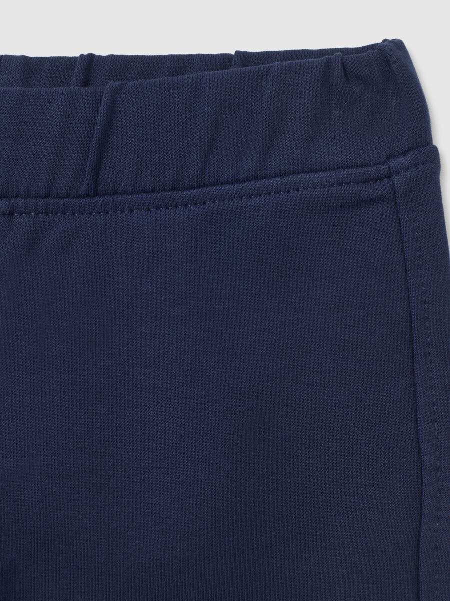 Blue and white cotton girl's set regular fit_2