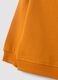 Orange oversized sweatshirt in pure organic cotton for boys_3