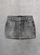 Washed Grey Mini Denim Skirt_4