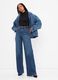 Wide-leg jeans with high waist_0