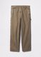 Beige wide-leg workwear jeans_3