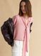 Pink regular fit blouse with buttons_0