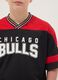 Black and red Chicago Bulls logo T-shirt for kids_2
