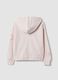 Girls&rsquo; pink cropped pure cotton hoodie_1