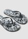 Multicoloured floral print flip-flops_1