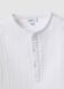 White pure cotton regular fit toddler shirt with Mandarin collar_2