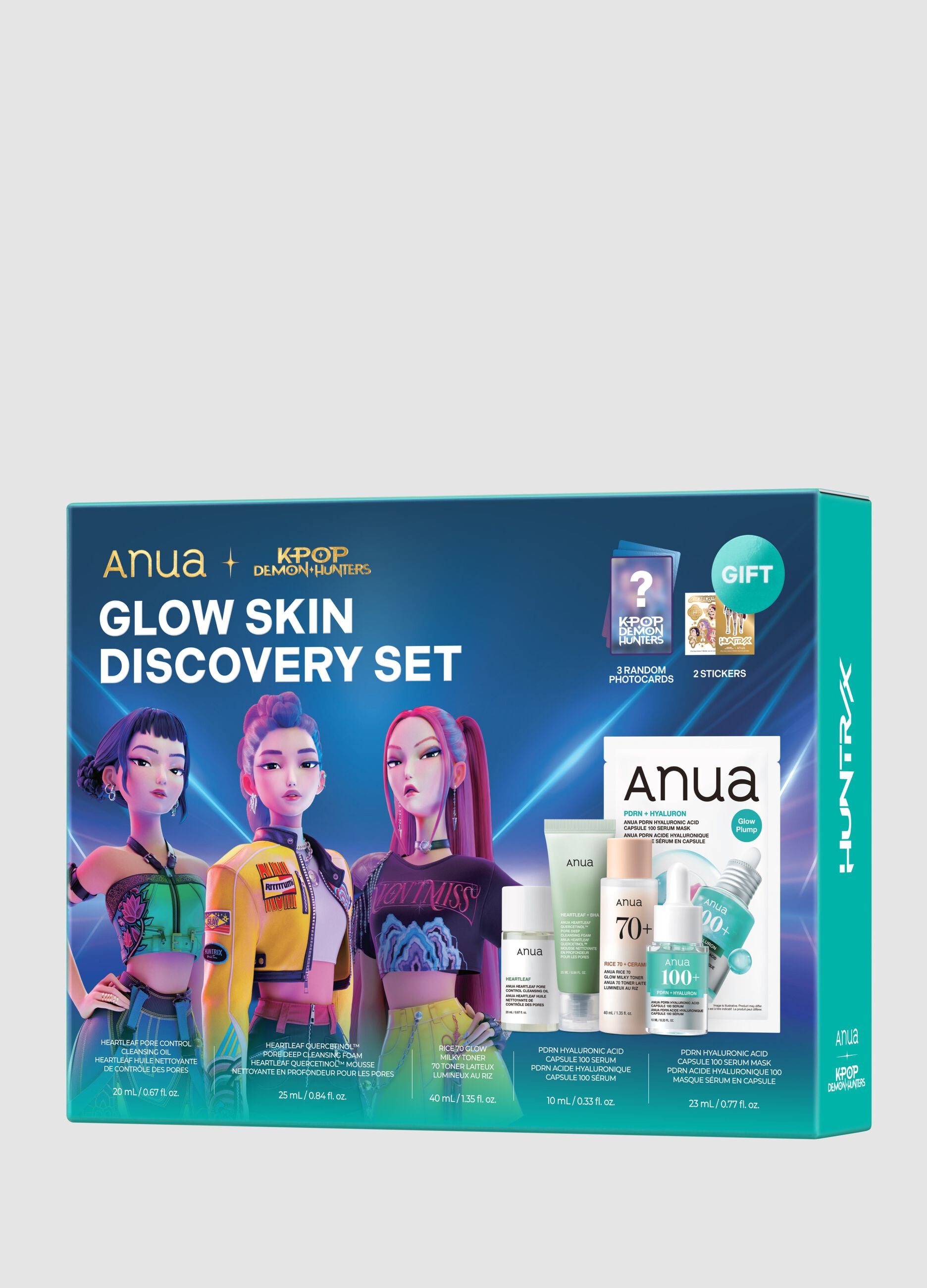 Glow Skin Discovery Set - Anua KPop Demon Hunters