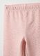 Pink Slim Fit Cotton Stretch Leggings for Girls_2