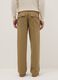 Pure cotton brown chino trousers regular fit_2