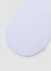 Three-pack of white invisible organic cotton socks_1