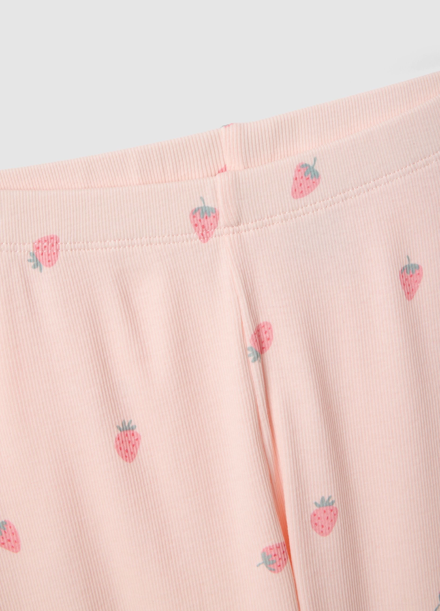 Long Pink Pajamas in Organic Cotton