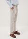 Boys' regular fit beige stretch cotton chinos_1