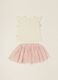 Multicolour baby girl T-shirt and skirt set_1