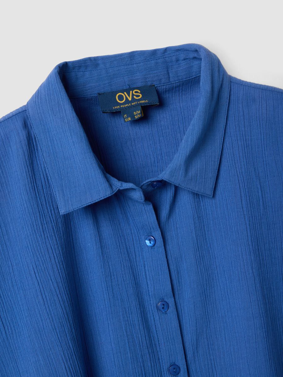 Blue pure cotton kaftan_5
