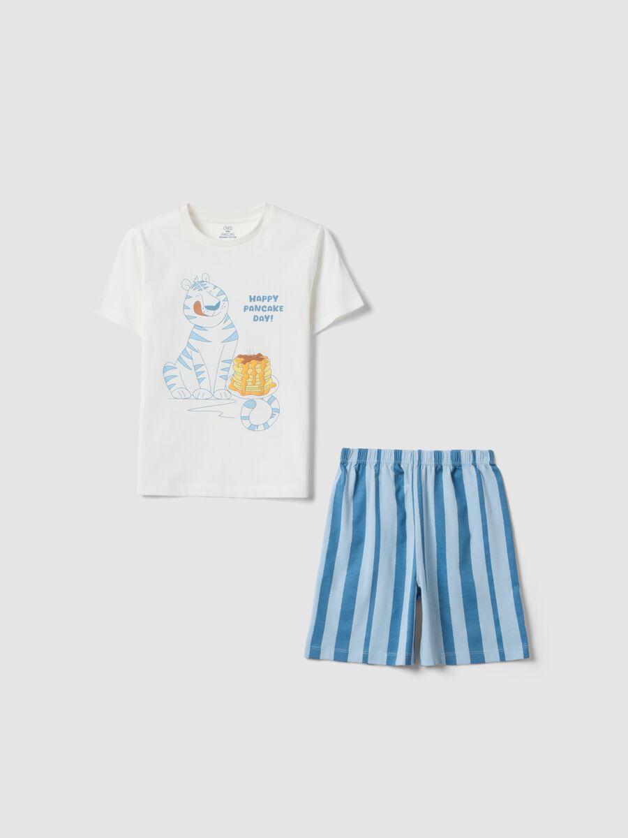 Multicolour pure cotton regular fit children's pyjamas_0