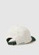 Multicoloured pure cotton baseball cap with embroidered P_1
