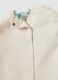 White organic cotton baby sleepsuit with Stitch print_3