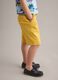 Boys' yellow cargo baggy shorts in stretch cotton_2