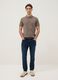 Brown Slim Fit Pure Cotton Polo_1