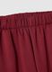 Red stretch cotton trousers with relaxed fit_5