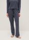 Multicolour striped pure cotton regular fit pyjama trousers_1