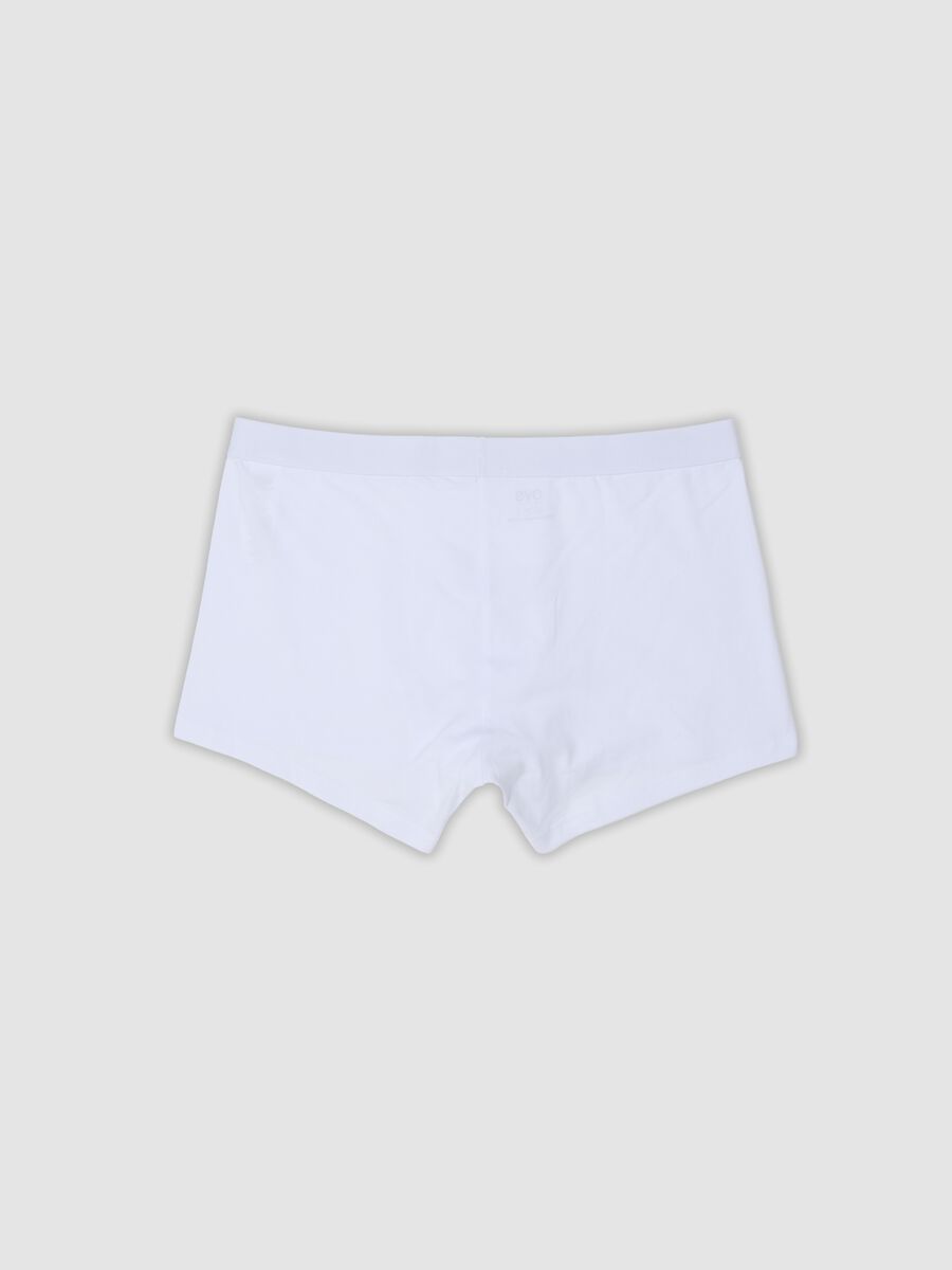 Five-pack of white organic stretch cotton boxer shorts_6